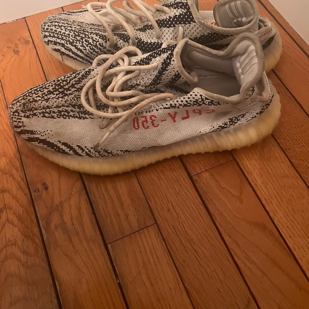 Adidas Yeezy Boost 350 V2 Zebra with Red Detail